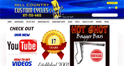 Desktop Screenshot of hillcountrycustomcycles.com